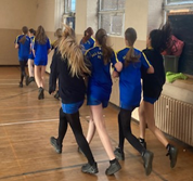 Photograph of pupils taking part in CAFOD Big Lent Walk
