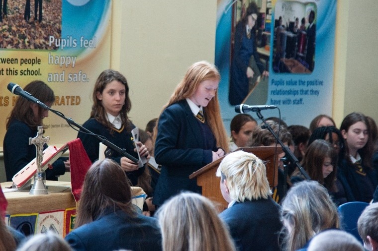 Photograph of Year 7 Welcome Mass
