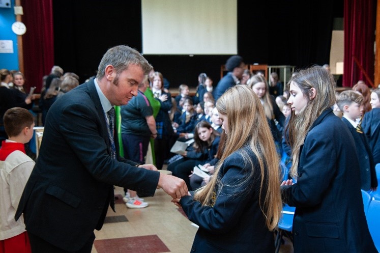 Photograph of Year 7 Welcome Mass