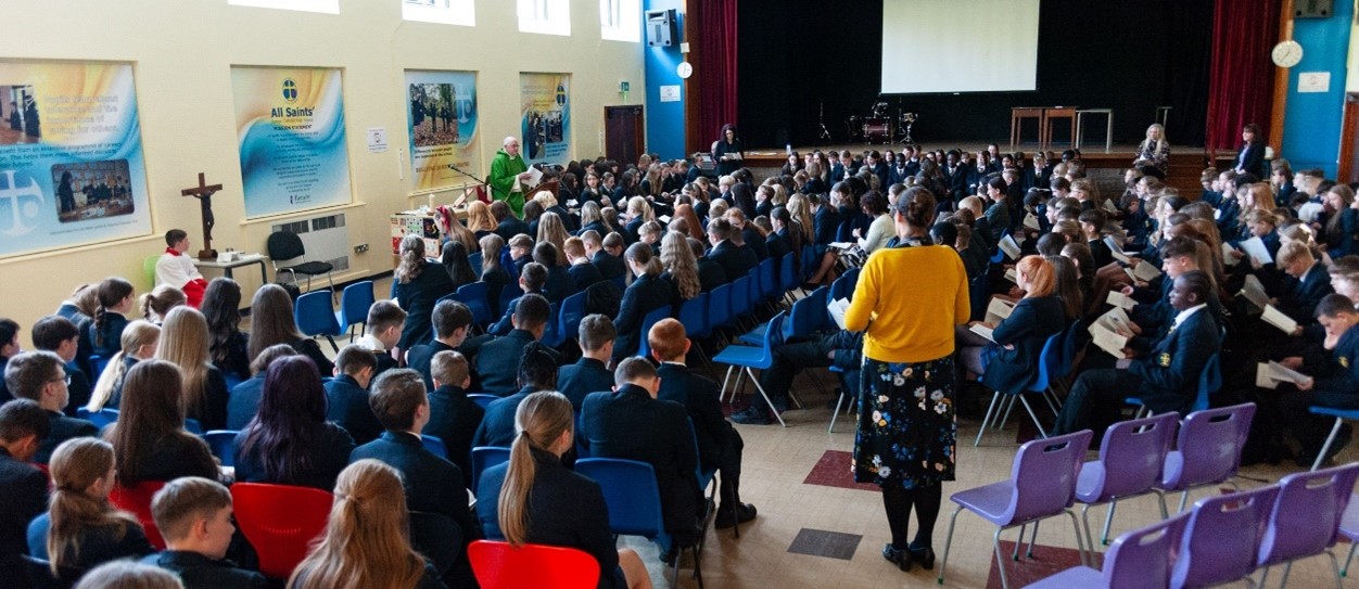 Photograph of Year 7 Welcome Mass